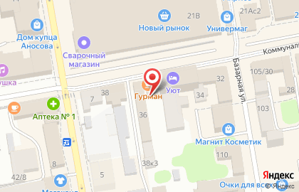 Оптика и медтовары на Коммунальной улице на карте