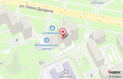 Общежитие, СПбГАВМ на карте