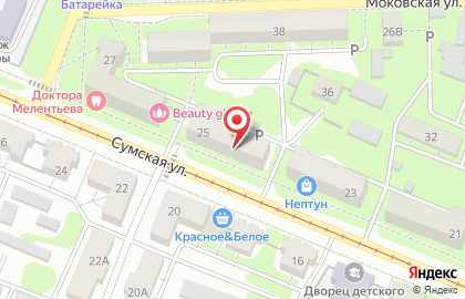 Школа-студия маникюра и дизайна ногтей Красивые пальчики на карте