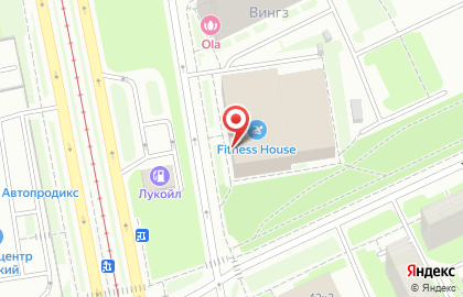 Фитнес-клуб Fitness House на улице Крыленко на карте