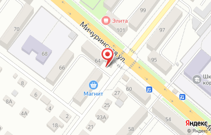 Магазин Знаменское мясо и молоко на Мичуринской улице на карте