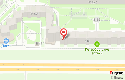 Таврический Банк на метро Ленинский проспект на карте