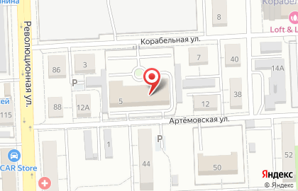 Группа компаний Дататакс на Корабельной улице на карте