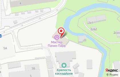 Клуб пейнтбола и лазертага Крепость на карте