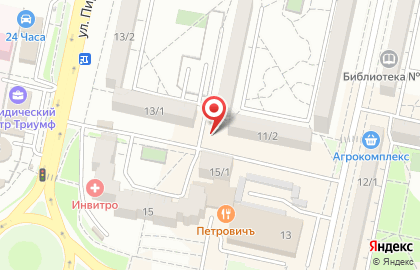 Пятёрочка на улице Тухачевского на карте