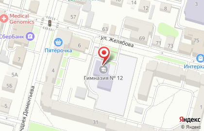 Тверской клуб единоборств Кондор на улице Желябова на карте