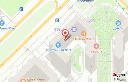 Служба доставки воздушных шаров ШарМосква на карте