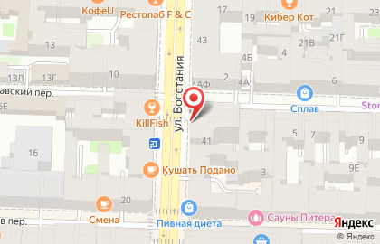 Камерный театр Малыщицкого на карте