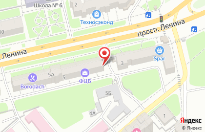 Торгово-производственная компания Оконая Система на проспекте Ленина на карте