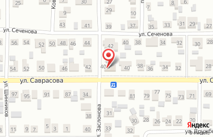Продовольственный магазин Берёзка в Левобережном районе на карте