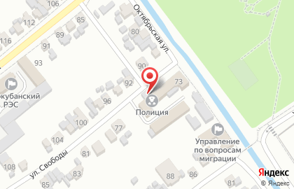 Отдел МВД России по Новокубанскому району на карте