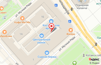 Мастерская по изготовлению ключей Золотой ключик в Костроме на карте