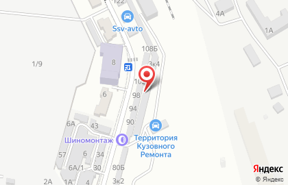 Шиномонтажная мастерская на Вокзальной улице на карте