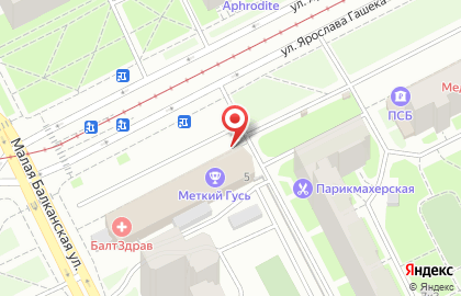 Банкомат Русский Стандарт на метро Купчино на карте