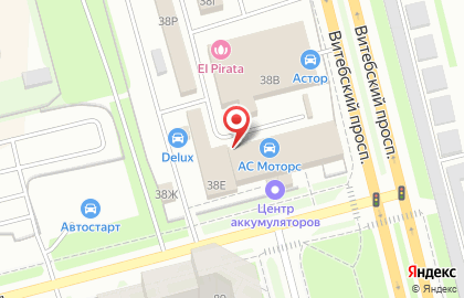 Автосервис в СПб в Московском районе на карте