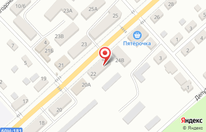 Продуктовый магазин в Ростове-на-Дону на карте