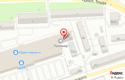 Мебельный салон Мебеллион в Коминтерновском районе на карте