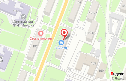 Магазин автотоваров EMEX на Московской улице на карте