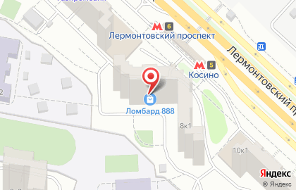 Ногтевая студия Пальчики на метро Лермонтовский проспект на карте