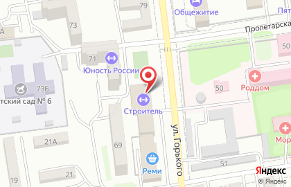 Федерация рукопашного боя г. Уссурийска и Уссурийского района на улице Горького на карте