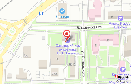 Санаторий им. И.П. Павлова на карте