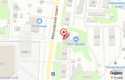 Магазин автозапчастей для отечественных автомобилей на Московском тракте на карте