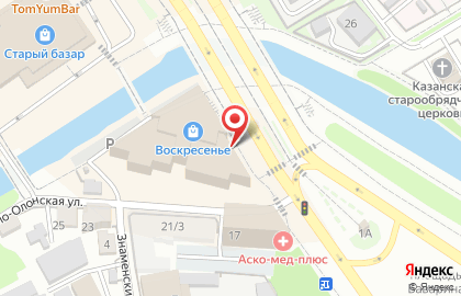 Мебельная компания Три Слона в Центральном районе на карте