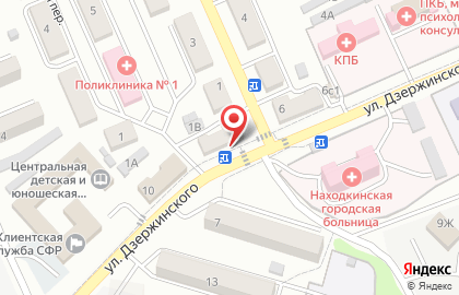 Продуктовый магазин Элина на улице Дзержинского на карте