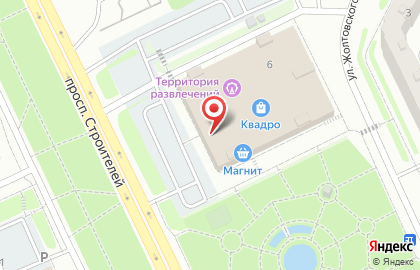 Федеральная сеть магазинов оптики Айкрафт на проспекте Строителей на карте