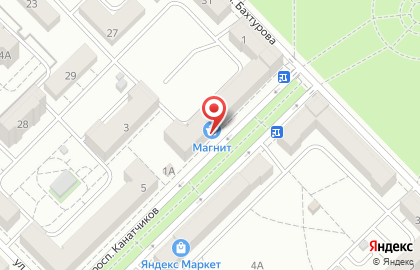 Супермаркет Радеж в Красноармейском районе на карте