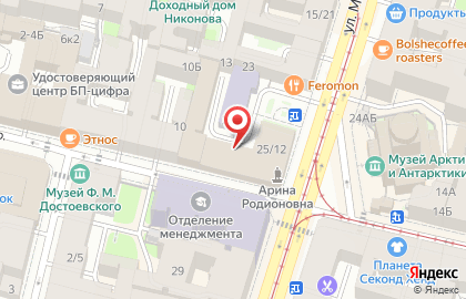 Фермер в Кузнечном переулке на карте