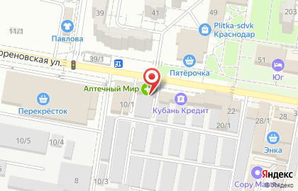 Салон цветов и праздничного оформления РозБери на Кореновской улице на карте