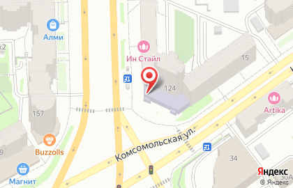 Магазин Продукты на Октябрьском проспекте на карте