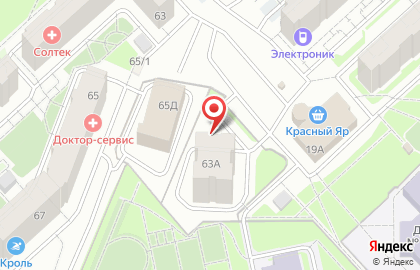 Красноярская детская юношеская федерация каратэ Киокусинкай в Красноярске на карте