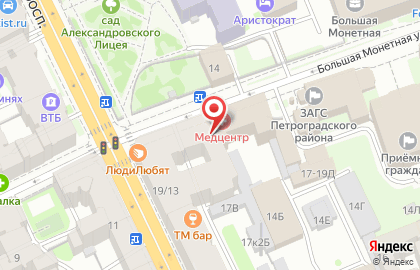 Ооо Жилкомсервис № 1 Петроградского Района на карте