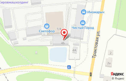 Автосервис Верста на Трактовой улице на карте