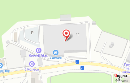 Компания по проектированию, производству и установке навесов ДНК Навесов на улице Карбышева на карте