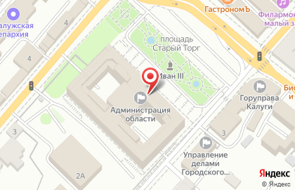 Контрольно-счетная палата Калужской области на карте