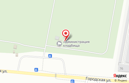 Градское кладбище на карте