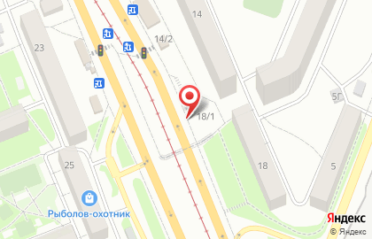 Магазин продуктов на ул. Мичурина, 18/1 на карте