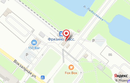 Фрязино, железнодорожная станция на карте