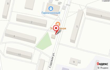 Продуктовый магазин Подсолнух на Садовой улице на карте