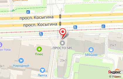 Киоск по продаже печатной продукции Роспечать на проспекте Косыгина на карте