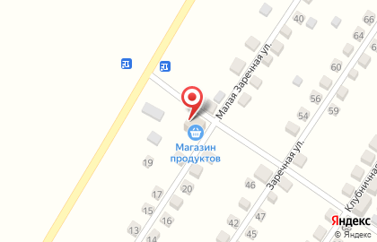 Магазин на Ягодной на карте
