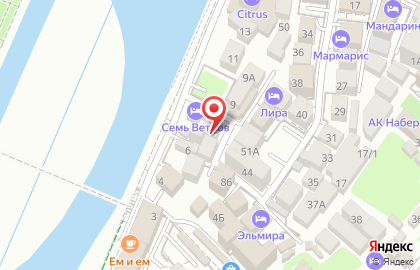 Семь Ветров на улице Станиславского на карте