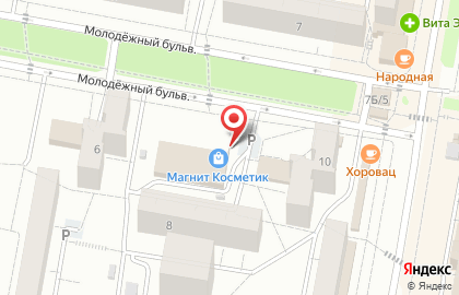 Водомат Красная горка на Молодежном бульваре на карте