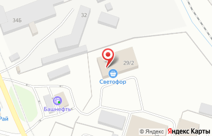 Магазин низких цен Светофор на Лесозаводской улице на карте