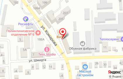 Магазин Деревенское мясо на Коммунистической улице на карте