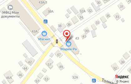 Супермаркет Мария-Ра на Советской улице на карте