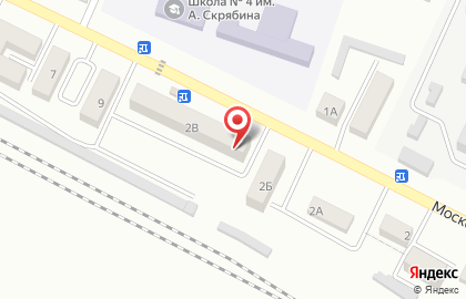 Минимаркет на Московской улице на карте